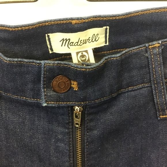 Madewell 10" High-Rise Skinny Crop Macarthur Wash Exposed Zip Edition - Picture 7 of 13